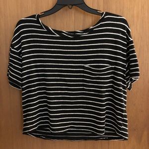 Soft & Sexy Stripped Cotton Crop Top